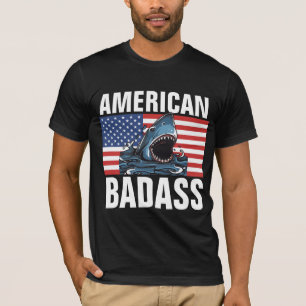 AMERIKANSKA PATRIOT SHARK T-SHIRTS