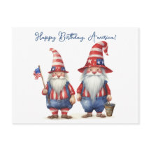 Amerikanska Patriotic Gnomes