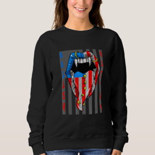 Amerikanska patriotiska Modiga ballistiska natione T Shirt