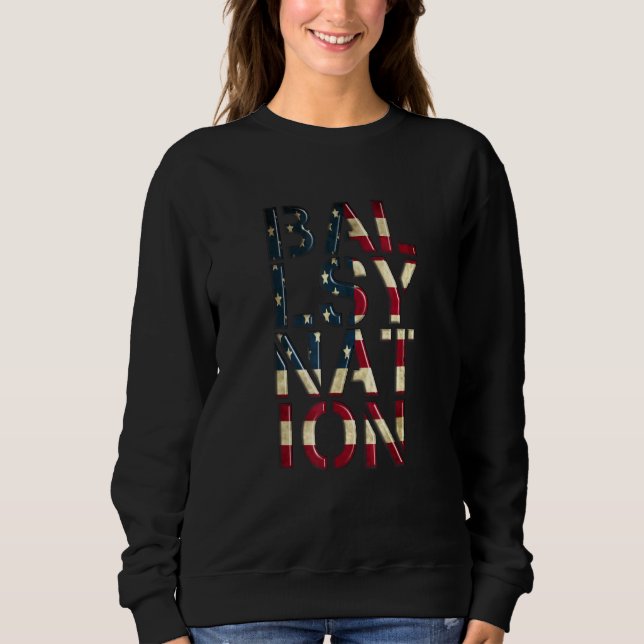 Amerikanska patriotiska Modiga ballistiska natione T Shirt (Framsida)