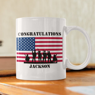 Amerikanska Personligen Army Gift Kaffemugg