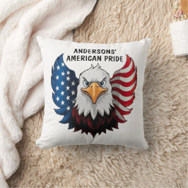 Amerikanska Personligen Eagle Flagga Kudde