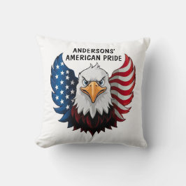 Amerikanska Personligen Eagle Flagga Kudde