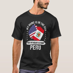 Amerikanska peruanska roten, Patriot Peru, Flagga T Shirt