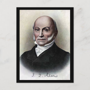 Amerikanska president John Quincy Adams Vykort