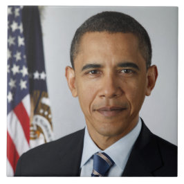 Amerikanska presidenten Barack Obama i Vita huset Kakelplatta