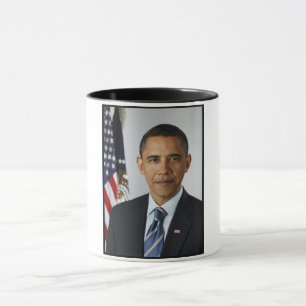 Amerikanska presidenten Barack Obama i Vita huset Mugg