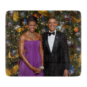 Amerikanska presidenten Barack Obama på julkort