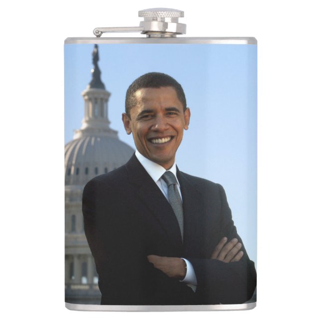 Amerikanska presidenten Barack Obama som amerikans Fickplunta (Framsidan)