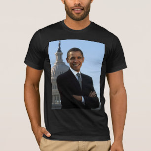 Amerikanska presidenten Barack Obama som amerikans T Shirt