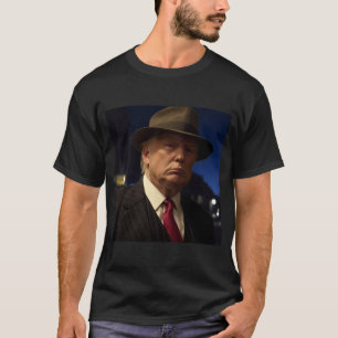 Amerikanska presidenten Donald Trump fadder T Shirt