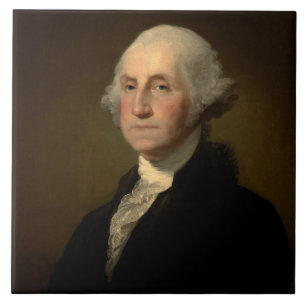 Amerikanska presidenten George Washington, Stuart Kakelplatta