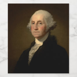 Amerikanska presidenten George Washington, Stuart Vinflaska Etikett