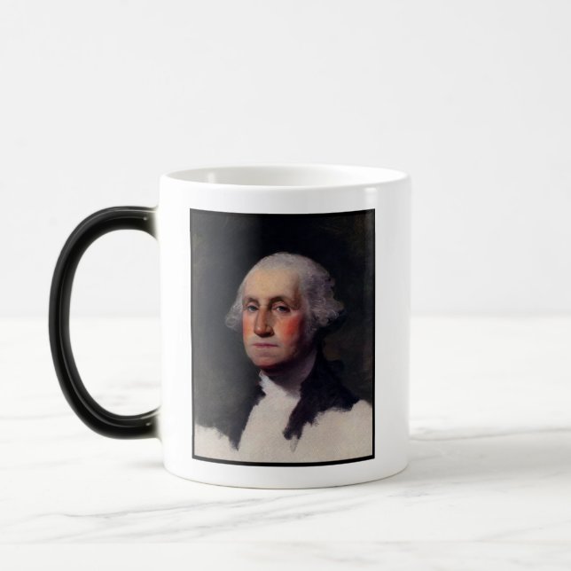 Amerikanska presidenten George Washingtons målning Magisk Mugg (Vänster)