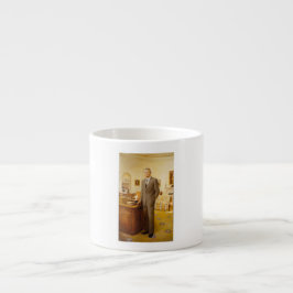 Amerikanska presidenten James Earl Carter Oval Off Espressomugg