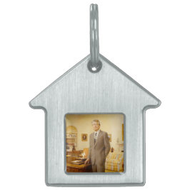 Amerikanska presidenten James Earl Carter Oval Off ID-bricka Husdjur