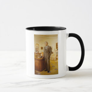 Amerikanska presidenten James Earl Carter Oval Off Mugg