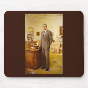 Amerikanska presidenten James Earl Carter Oval Off Musmatta