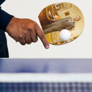 Amerikanska presidenten James Earl Carter Oval Off Pingisracket