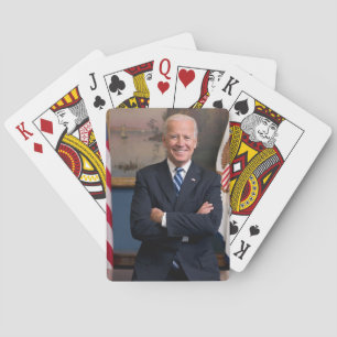 Amerikanska presidenten Joe Biden som senator Casinokort