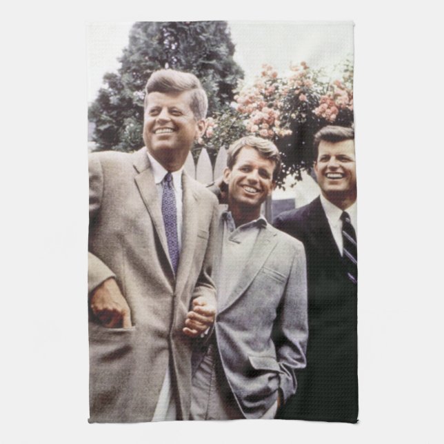 Amerikanska presidenten John Kennedy & Robert & Te Kökshandduk (Vertikal)