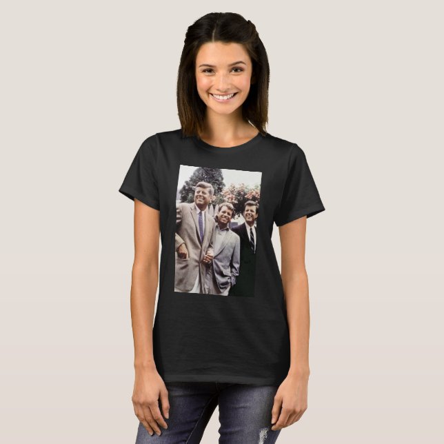 Amerikanska presidenten John Kennedy & Robert & Te T Shirt (Hel framsida)
