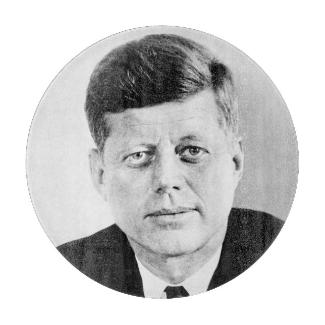 Amerikanska presidenten John Kennedys presidentfot (Framsidan)