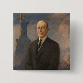 Amerikanska presidenten Woodrow Wilson & Liberty Knapp