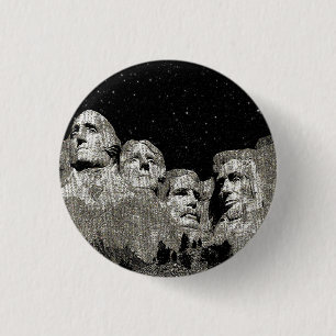 Amerikanska presidenterna Mount Rushmore Knapp