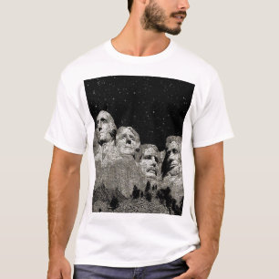 Amerikanska presidenterna Mount Rushmore T Shirt