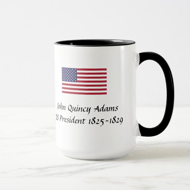 Amerikanska presidenterna Souvenir Mugg - John Qui (Höger)