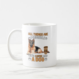 Amerikanska Pridet Cute Hund Animal Gift USA Flagg Kaffemugg