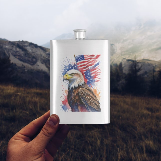 Amerikanska Pridet Eagle Hip-kolv Fickplunta (Skapare uppladdad)