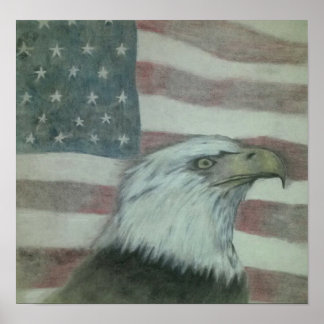 Amerikanska pridet Eagle Poster