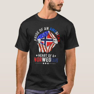 Amerikanska Pridet Foreign Norge Fl T Shirt