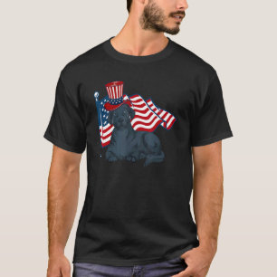 Amerikanska Pridet Hundägare Labrador Us Flagga Bl T Shirt
