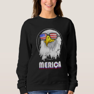 Amerikanska Pridet Merica USA flagga Sunglasses Co T Shirt