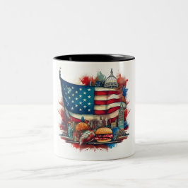 Amerikanska Pridet Mugg - Patriotisk design
