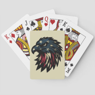 Amerikanska Pridet, Patriotic Rött vitt blått Eagl Casinokort