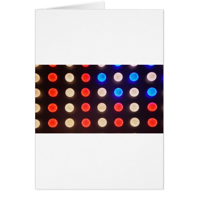 Amerikanska punkter hälsningskort (Framsidan)