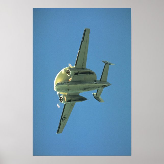 Amerikanska radarflygplan för antiubåtsradarfartyg poster (Framsidan)