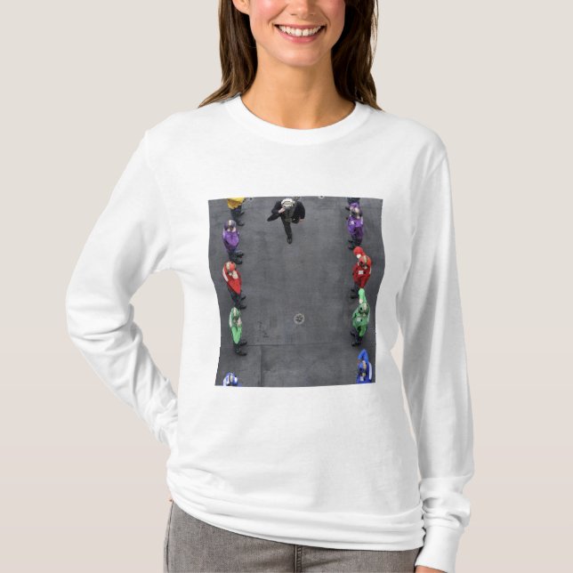 Amerikanska regnbågsidepojkar t-shirt (Framsida)