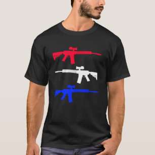 Amerikanska Rifles Konservativ Gun Andra ändring L T Shirt