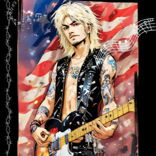 Amerikanska riskort för Anime Rocker Casinokort
