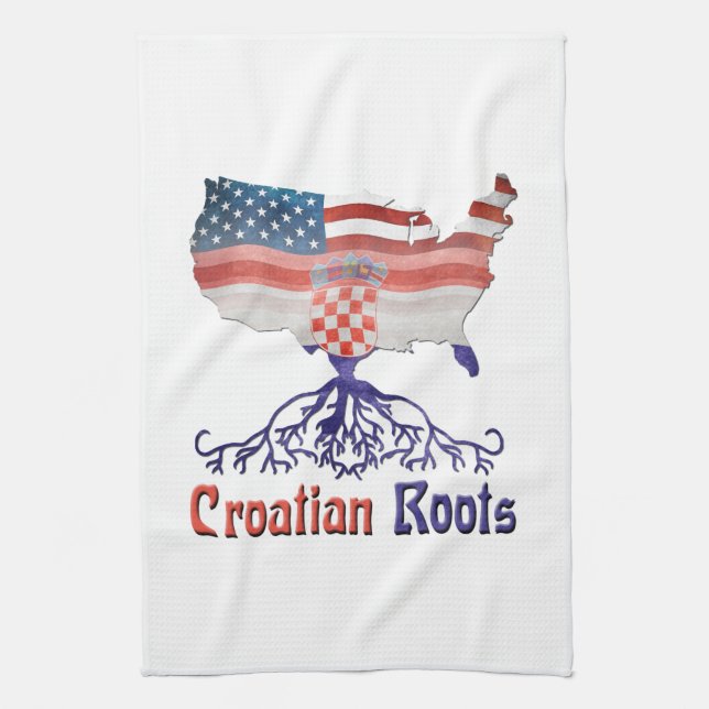 Amerikanska Roots Kitchen Towel Kökshandduk (Vertikal)