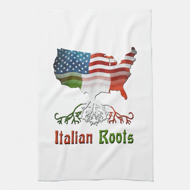 Amerikanska roots Kitchen Towels Kökshandduk (Vertikal)