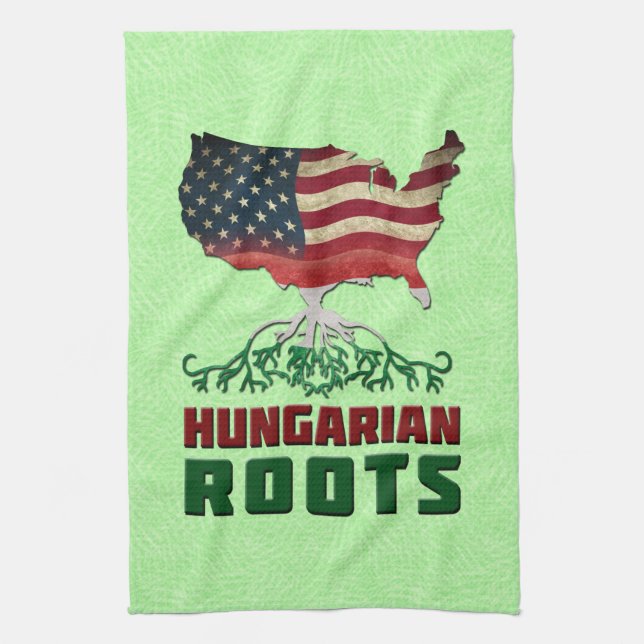 Amerikanska roots Tea Towel Kökshandduk (Vertikal)