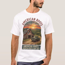 Amerikanska rötter löper djupt Tennessee lada pick T Shirt
