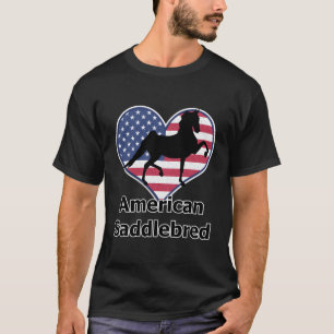 Amerikanska Saddleavlade gåvor 5-gästtävlingar T Shirt