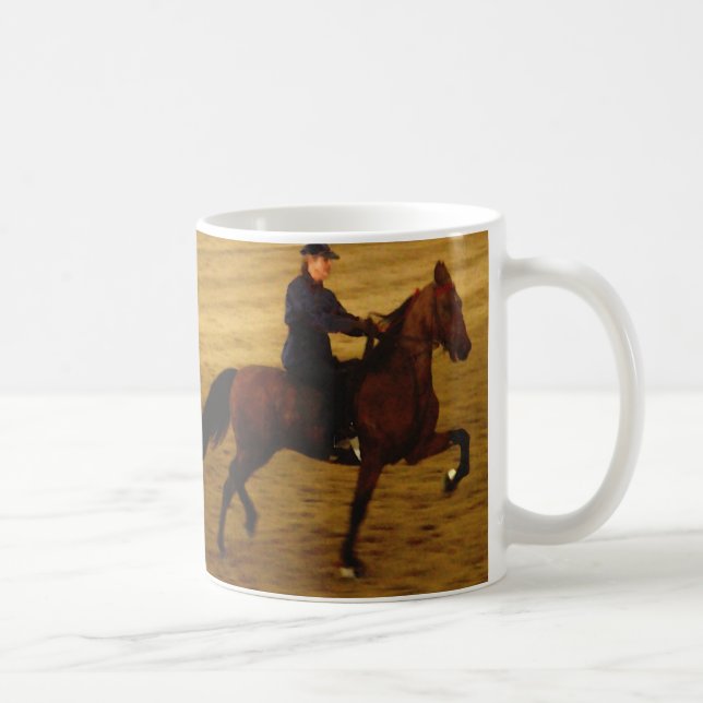 Amerikanska Saddleavlade Mugg (Höger)